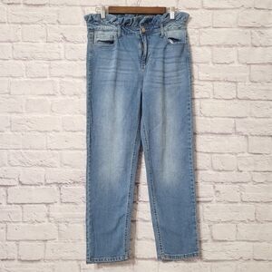 Cello Ruched Waist  Distressed Hise Rise Denim Jeans Size 11 (Juniors)